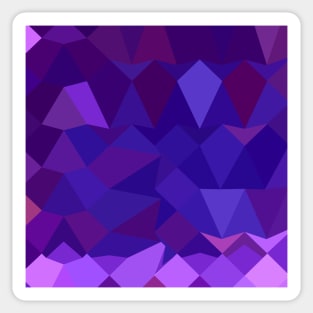 Eminence Purple Abstract Low Polygon Background Sticker